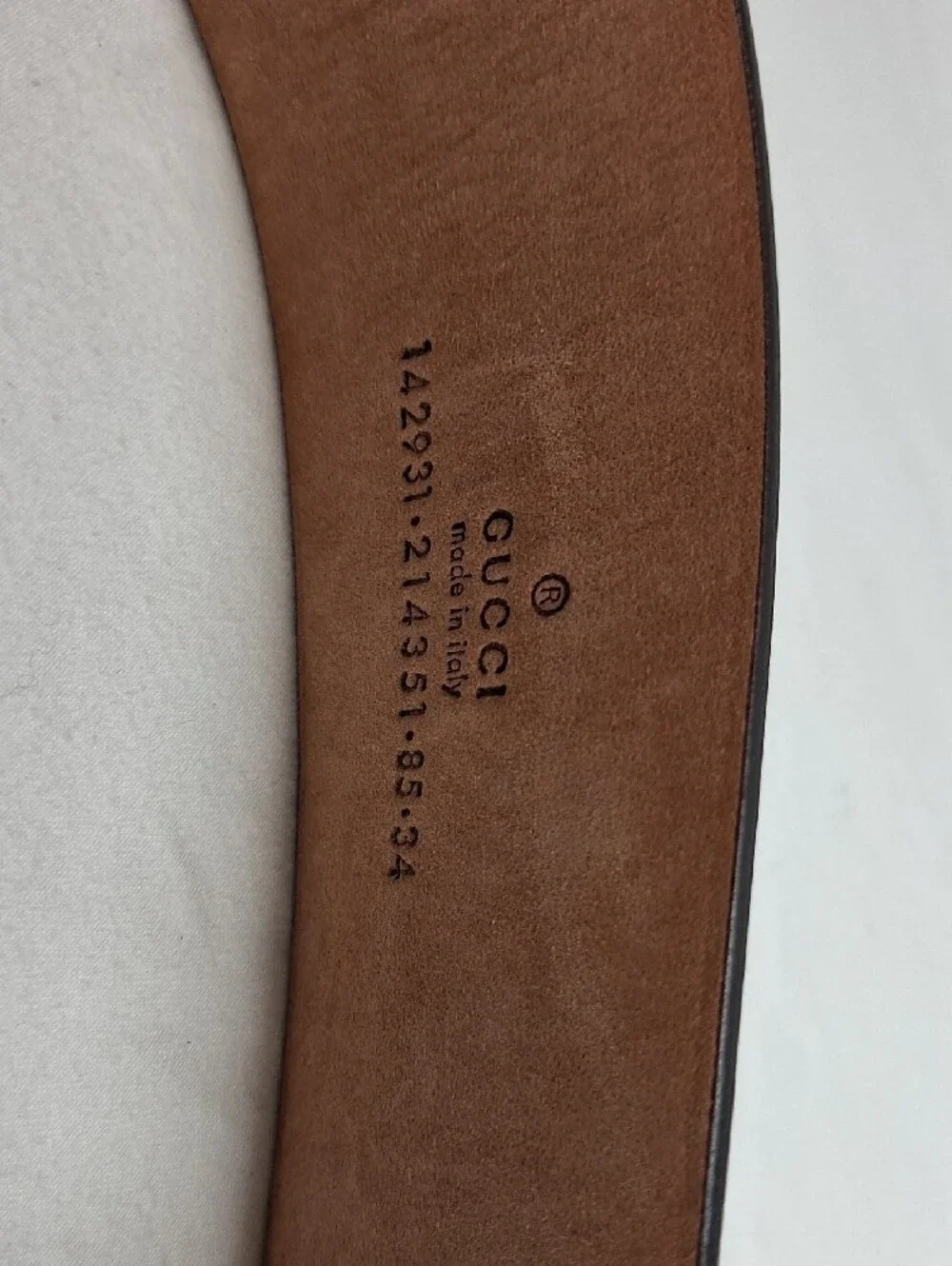 Men's Brown GG Monogram Belt with Black Double G Buckle Gucci